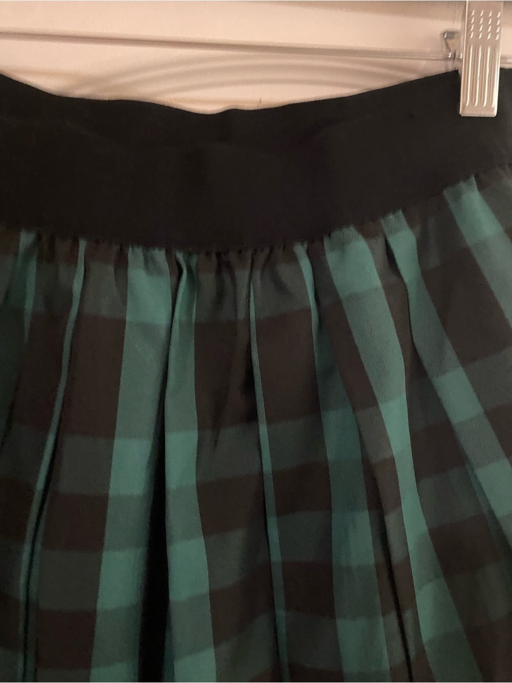 Joan Rivers Green Plaid Pleated Soft Girl Maxi Skirt High Waisted  
Flowy XXSP - Picture 8 of 11